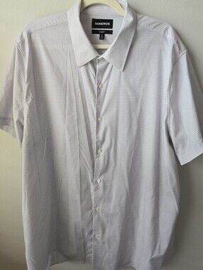 Bonobos Short-Sleeve Button-Up Shirt - Light Gray Microdot